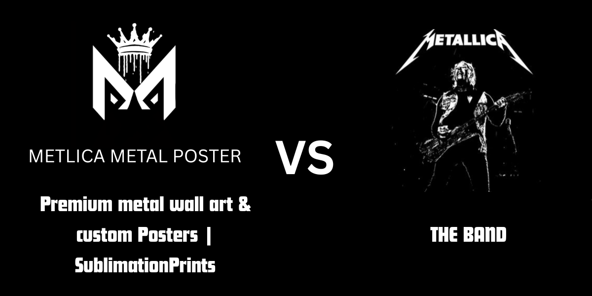 Metlica vs. Metallica: We Make Metal Posters, Not Music