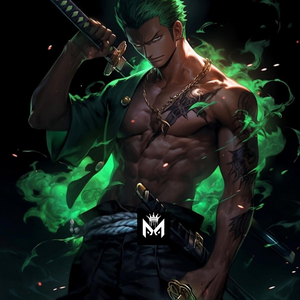 Roronoa Zoro Metal Poster