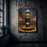 Har Har Mahadev – Sacred Shivling Metal Poster
