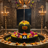 Har Har Mahadev – Sacred Shivling Metal Poster