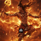 Agni Mahadev – Fire Within the Destroyer Metal Poster