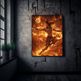 Agni Mahadev – Fire Within the Destroyer Metal Poster