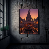 Kashi Vishwanath – Eternal Light of Shiva Metal Poster