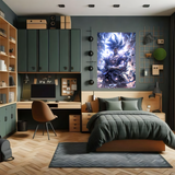 Silver Goku Ultra Instinct Metal Poster
