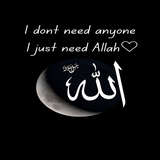 I Just Need Allah Metal Poster