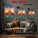 Taj Mahal Metal Poster