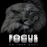 Focus: The Predator's Mindset Metal Poster