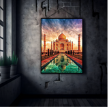 Taj Mahal Metal Poster