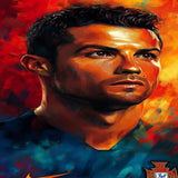 Portugal’s Pride – CR7 Flame Edition Metal Poster