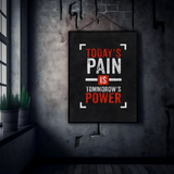 Fitness Motivation Metal Poster