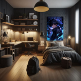 Megumi fushiguro Metal Poster