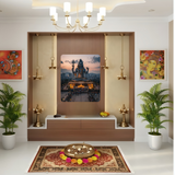Sunset Blessings – Lord Shiva Divine Metal Poster