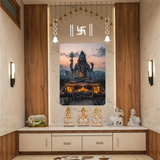 Sunset Blessings – Lord Shiva Divine Metal Poster