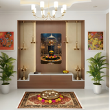 Har Har Mahadev – Sacred Shivling Metal Poster