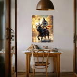 The Sacred Journey – Mahadev with Nandi Metal Poster