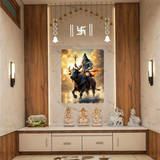 The Sacred Journey – Mahadev with Nandi Metal Poster