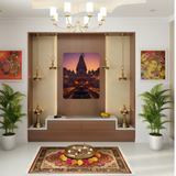 Kashi Vishwanath – Eternal Light of Shiva Metal Poster