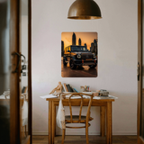 Desert Royalty – Mercedes G-Wagon at Dusk Metal Poster