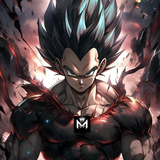 Vegeta: Wrath of the Prince Metal Poster