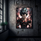 Vegeta: Wrath of the Prince Metal Poster