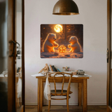Moonlit Magic: Polar Pals Metal Poster