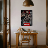 The Eagle’s Legacy: Khabib Nurmagomedov Metal Poster