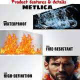 Red Reign – Messi Legacy Metal Poster