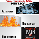 Fitness Motivation Metal Poster