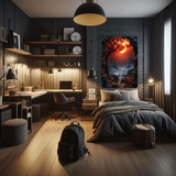 Mystic Moonlit Passage – Fantasy Metal Poster