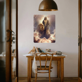 Lion of Judah – Christ Walking in Glory Metal Poster